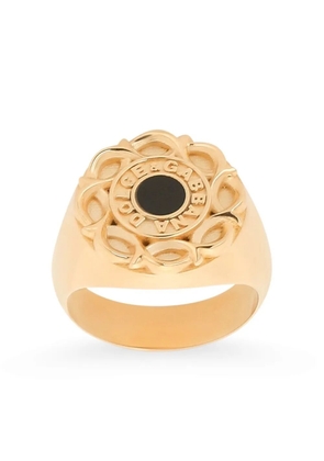 Dolce & Gabbana DG-print enamel ring - Gold