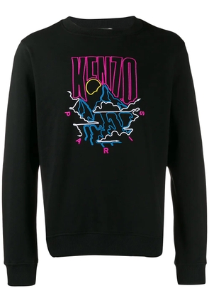 Kenzo embroidered logo sweatshirt - Black