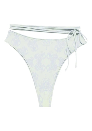 Roberta Einer x Kiss ‘n Thrill Sienna strap-detail bikini bottoms - Green