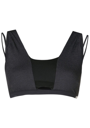 AMIR SLAMA GYM SLAMA GYM + MANLY sports bra - Black