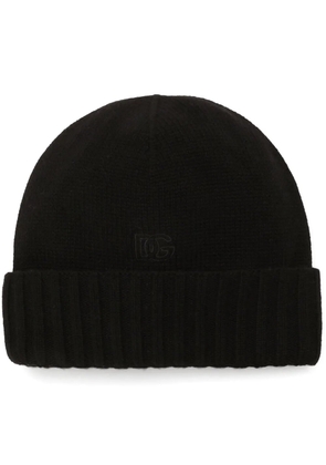 Dolce & Gabbana DNA cashmere beanie - Black