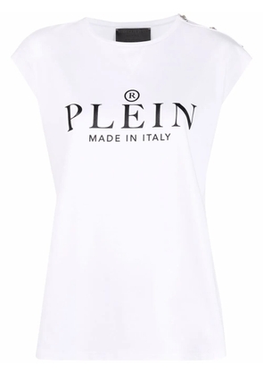 Philipp Plein SS logo-print T-shirt - White