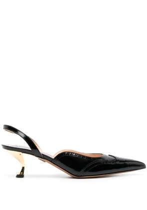 Thom Browne pointed-toe low-heel pumps - Black