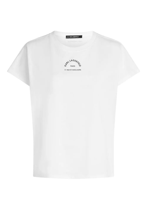 Karl Lagerfeld Rue St-Guillaume relaxed T-shirt - White