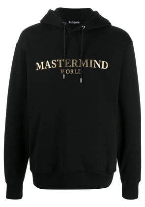 Mastermind World logo plaque hoodie - Black