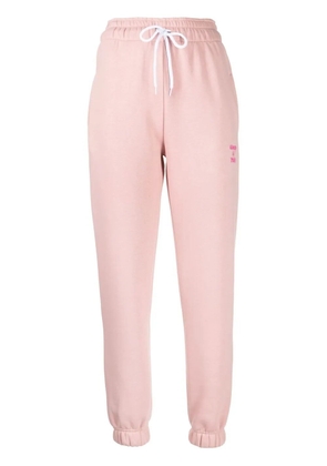 BAPY BY *A BATHING APE® embroidered-slogan track pants - Pink