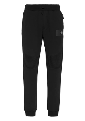 Plein Sport ribbed panelling track pants - Black