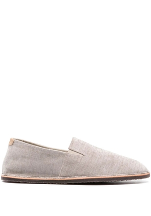 Brunello Cucinelli mélange-effect almond toe espadrilles - Neutrals