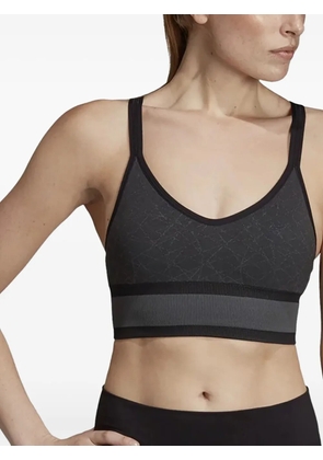 adidas All Me Wanderlust seamless long sports bra - Grey