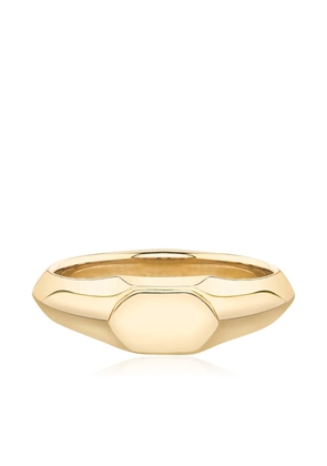 Lizzie Mandler Fine Jewelry knife edge signet ring - Gold
