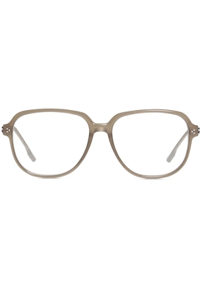 Gentle Monster Anna BRC9 pilot-frame glasses - Brown