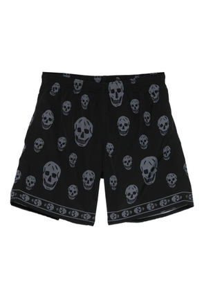 Alexander McQueen skull-print swim shorts - Black