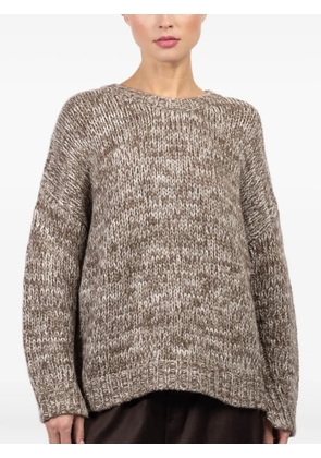 SABLYN Cypress marl-knit sweater - Brown