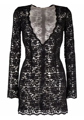 Dolce & Gabbana mini lace dress - Black