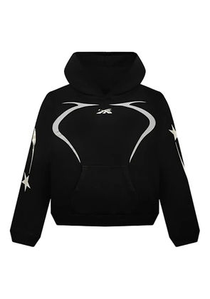 HELLSTAR logio-detail hoodie - Black