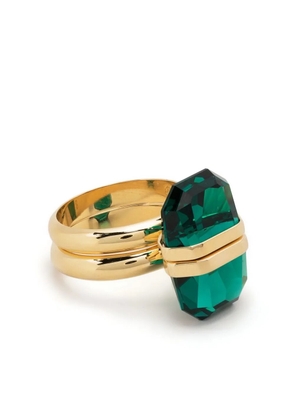 Swarovski Lucent magnetic ring - Gold