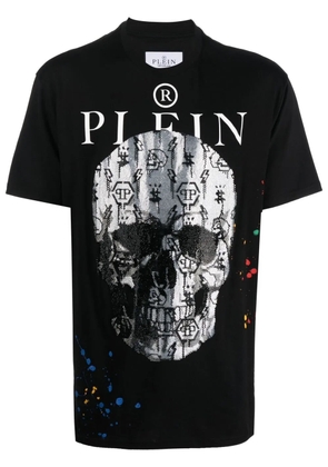 Philipp Plein skull-print short-sleeve T-shirt - Black