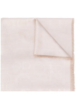 Ferragamo Gancini knit scarf - Neutrals