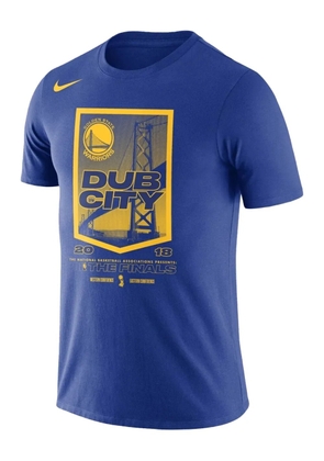 Nike NBA Gs Warriors 2018 NBA Finals Bound City Dna T-shirt - Blue