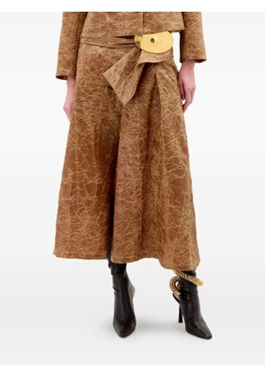 Silvia Tcherassi Olga midi skirt - Brown