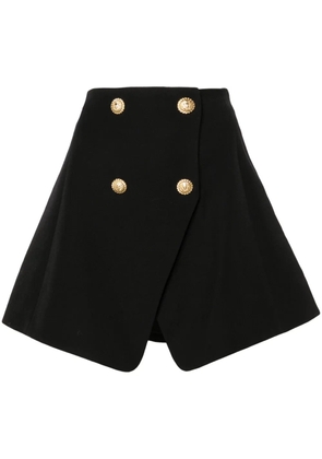 Balmain virgin wool mini skirt - Black