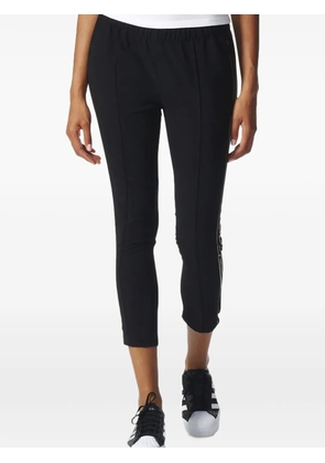 adidas three-stripe panel trousers - Black