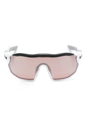 Nike Show X Rush shield-frame sunglasses - White
