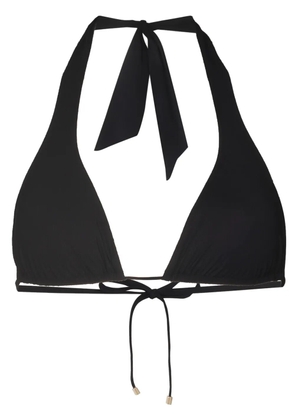 Dolce & Gabbana halterneck triangle bikini top - Black