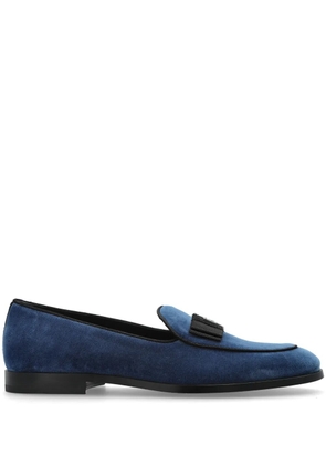 Dolce & Gabbana velvet loafers - Blue