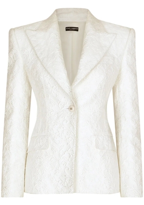 Dolce & Gabbana Turlington brocade blazer - White