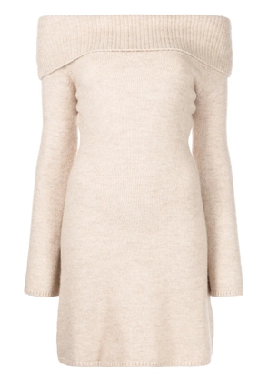 Cult Gaia Sophie knitted mini dress - Neutrals