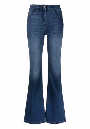 Patrizia Pepe high-waisted bootcut jeans - Blue