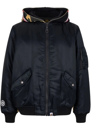 A BATHING APE® Shark MA-1 hooded bomber jacket - Green