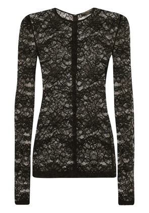 Dolce & Gabbana lace top - Black