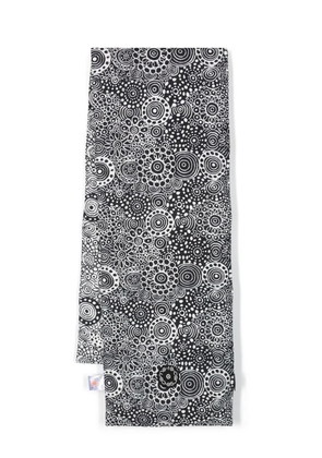 10 CORSO COMO graphic-print padded scarf - Black