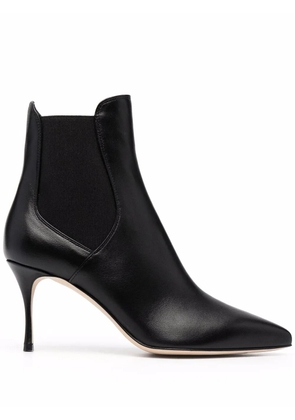 Sergio Rossi 80mm Godiva Chelsea boots - Black