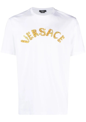 Versace Seashell Baroque cotton T-Shirt - White