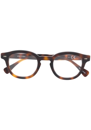 Epos round frame glasses - Brown