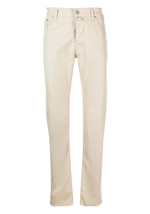 Jacob Cohën straight-leg mid-rise jeans - Neutrals