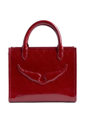 Zadig&Voltaire Angel XS top handle cross body bag - Red
