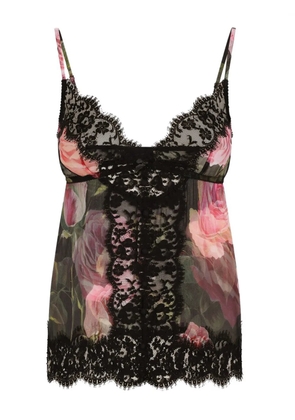 Dolce & Gabbana floral-print nightdress - Pink