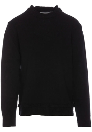 Maison Margiela elbow-patches jumper - Black