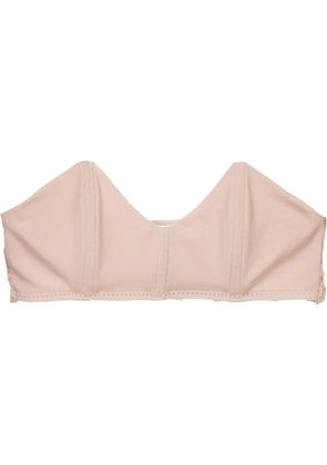 Fleur Du Mal bandeau bra - Neutrals