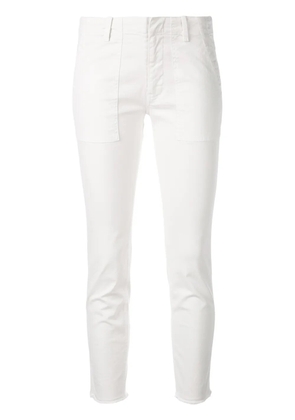 Nili Lotan cropped chino trousers - White