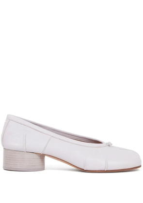 Maison Margiela 30mm Tabi toe pumps - Purple