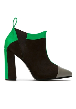 Studio Chofakian color blocked ankle boots - Brown