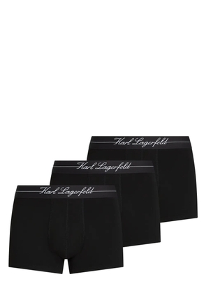 Karl Lagerfeld Hotel Karl boxer briefs (pack of three) - Black