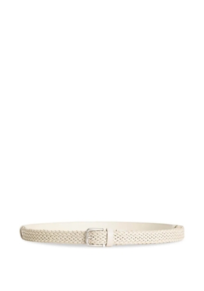 Dolce & Gabbana braided belt - White