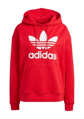 adidas Trefoil long-sleeve hoodie - Red