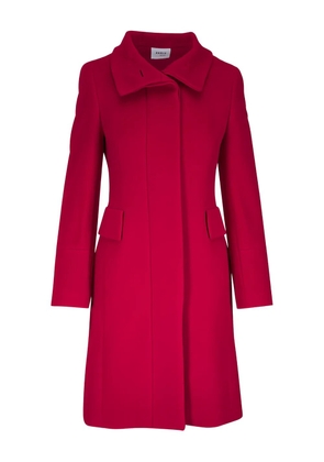 Akris Punto flap-pocket coat - Red